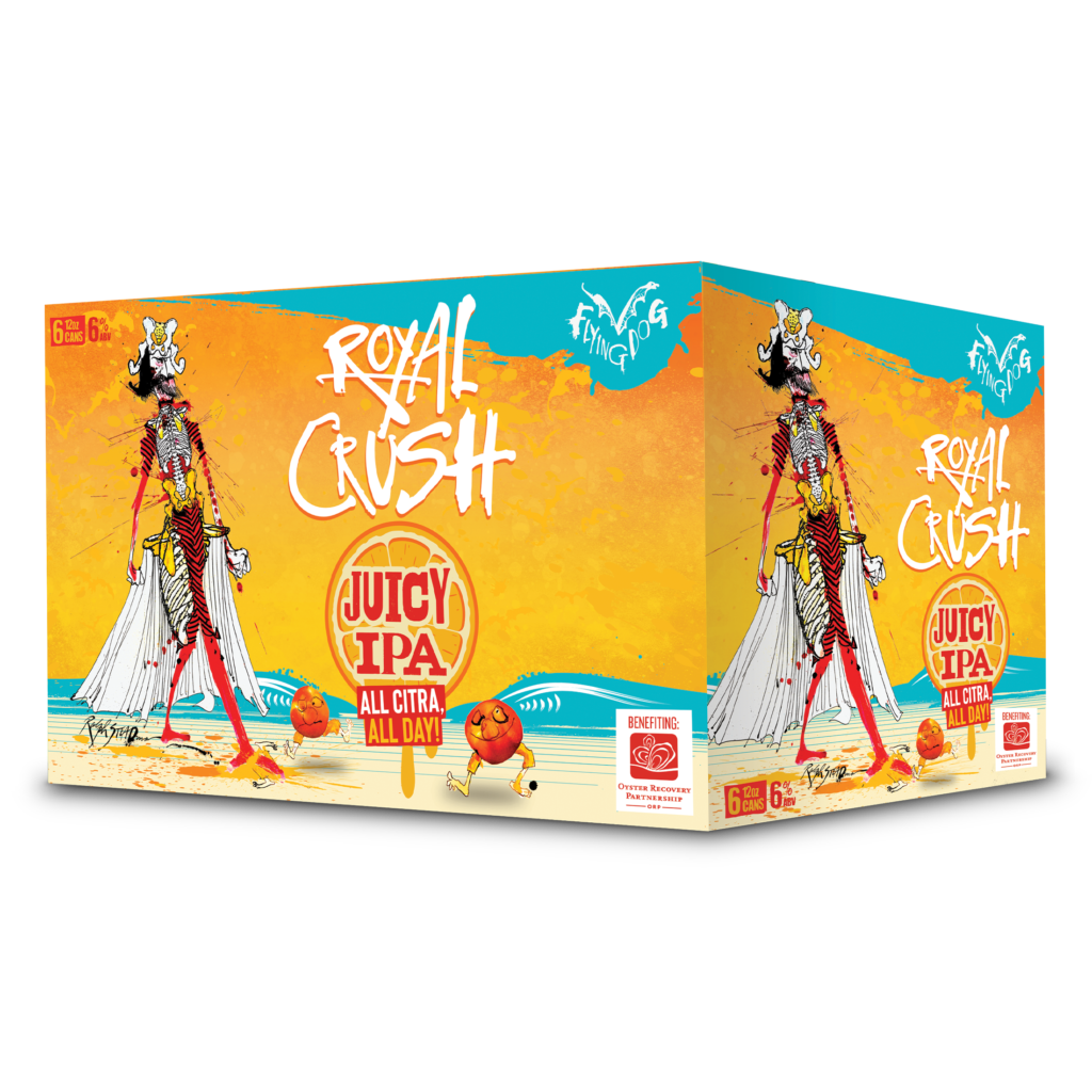 Royal Crush Juicy IPA by Flying Dog Brewery